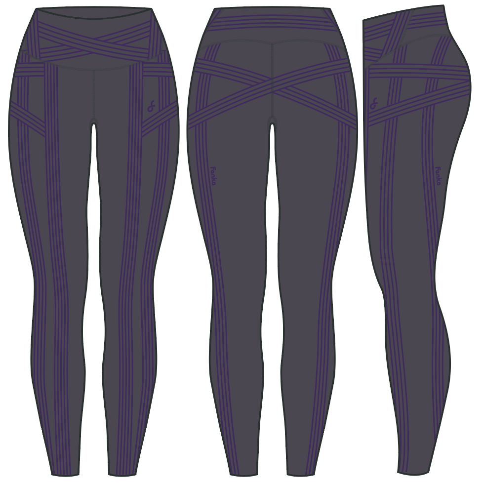 Body Sculpt Resistance Leggings (Reversible Wear)