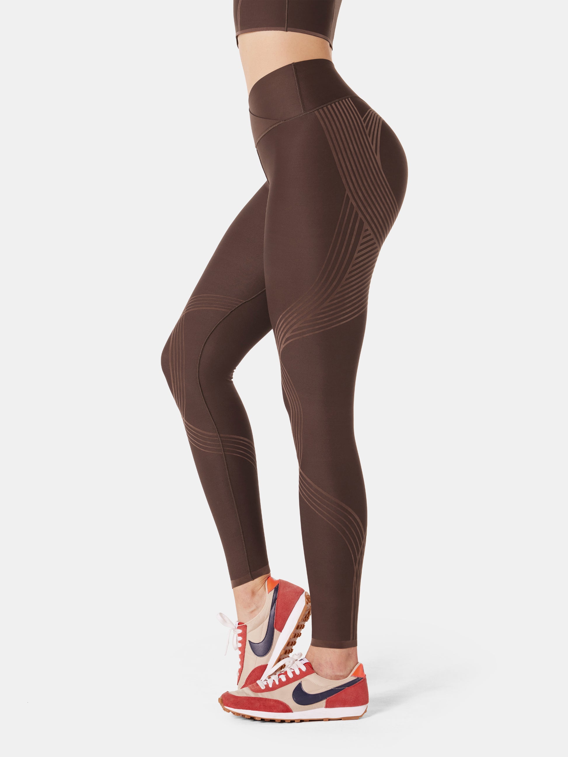Fanka Women's High Waisted Yoga Pants Full Length Through Reversible Wear  Body Sculpt Compression Leggings for Women, Baked Apple-full Length, Medium  : : Clothing, Shoes & Accessories