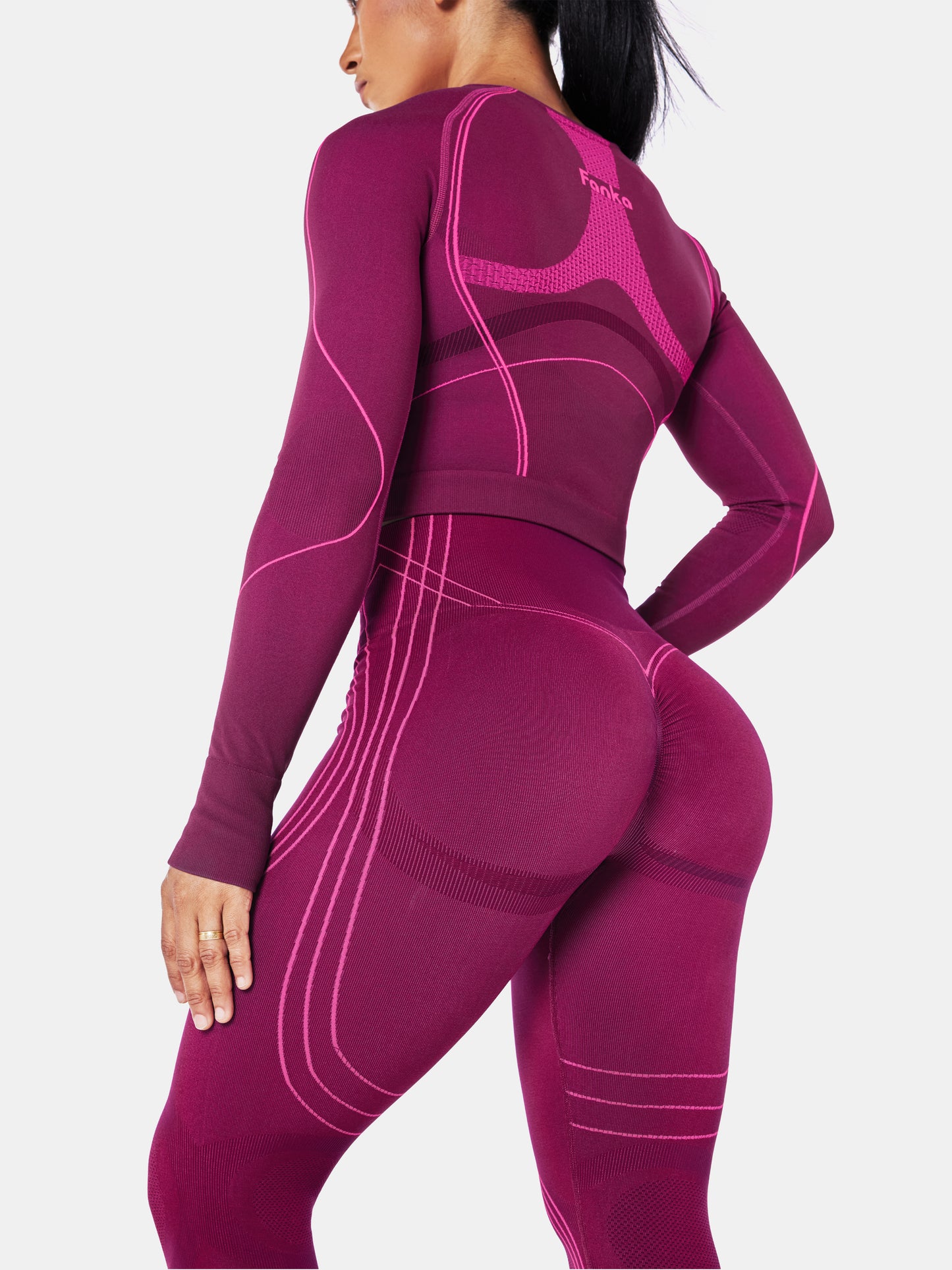 FirmFiit Seamless Leggings Magenta Purple/Cerise