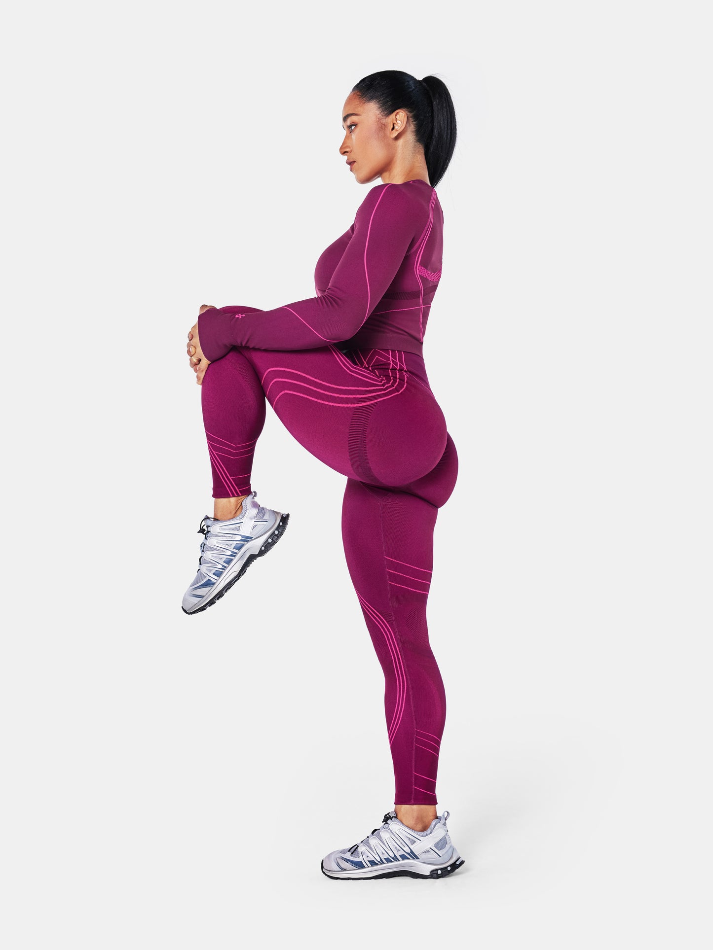 FirmFiit Seamless Leggings Magenta Purple/Cerise