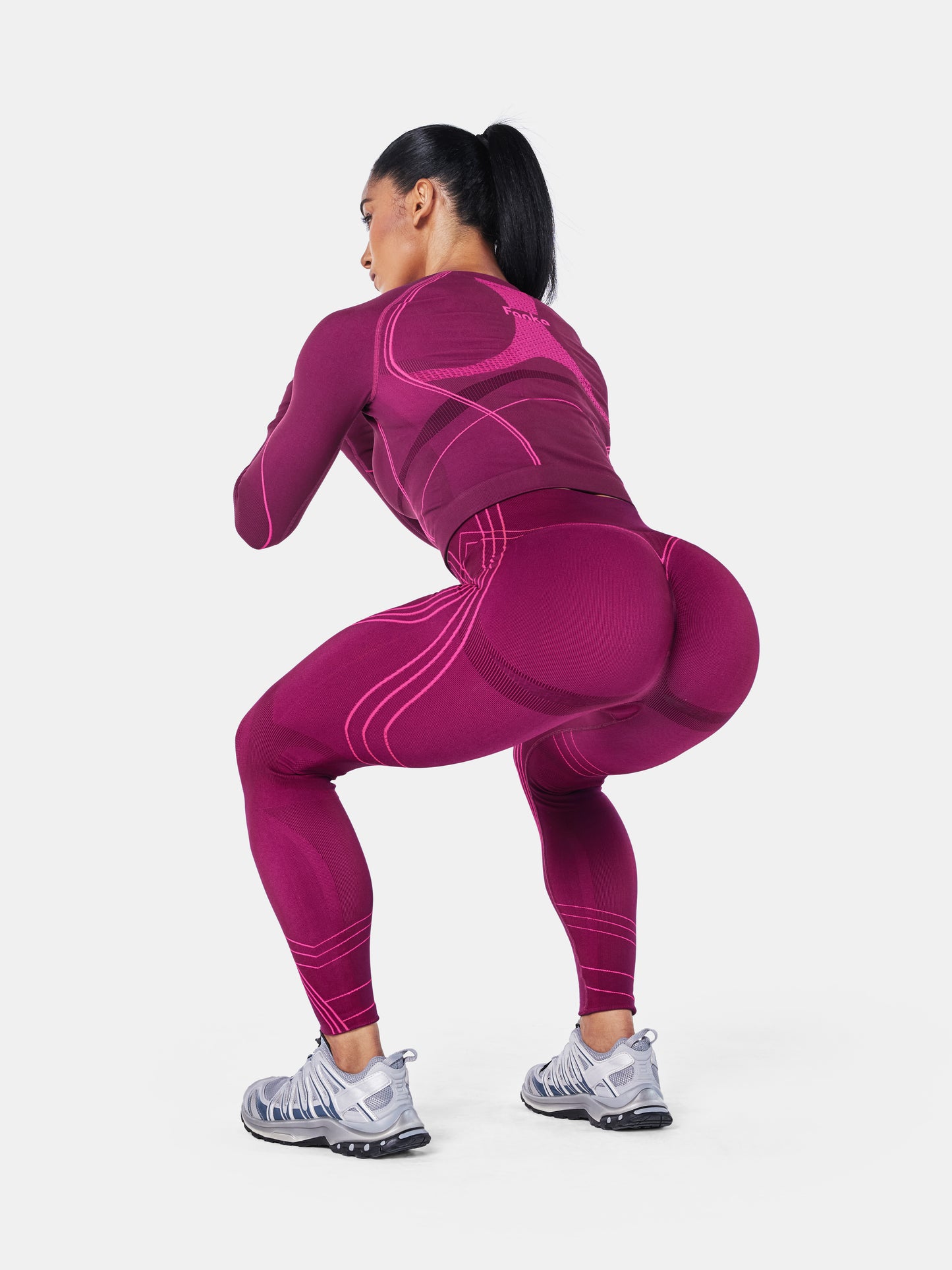 FirmFiit Seamless Leggings Magenta Purple/Cerise