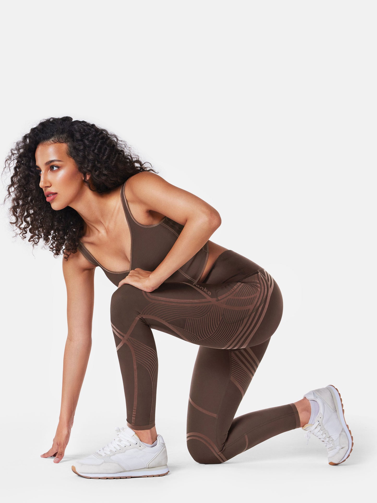 Body Sculpt 3-Pocketful Leggings Chocolate Brown