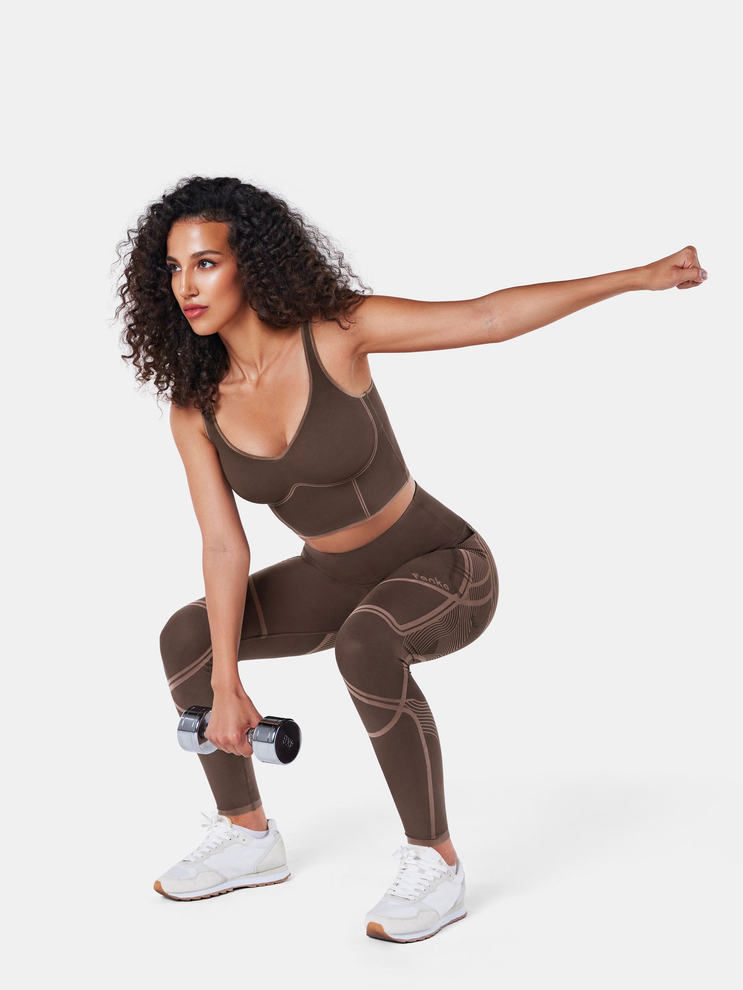 Body Sculpt 3-Pocketful Leggings Chocolate Brown