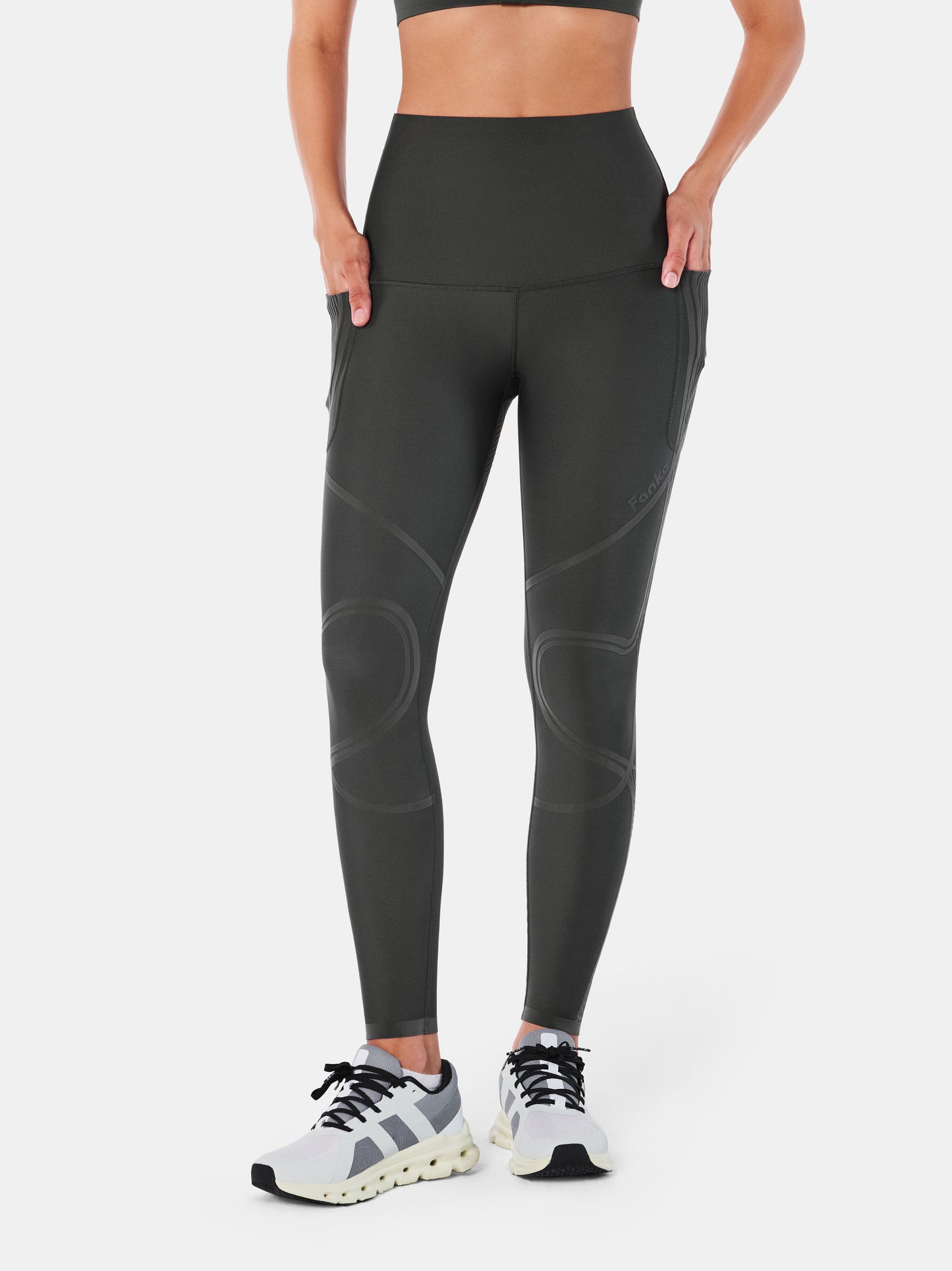 Body Sculpt 3-Pocketful Leggings Dark Gray