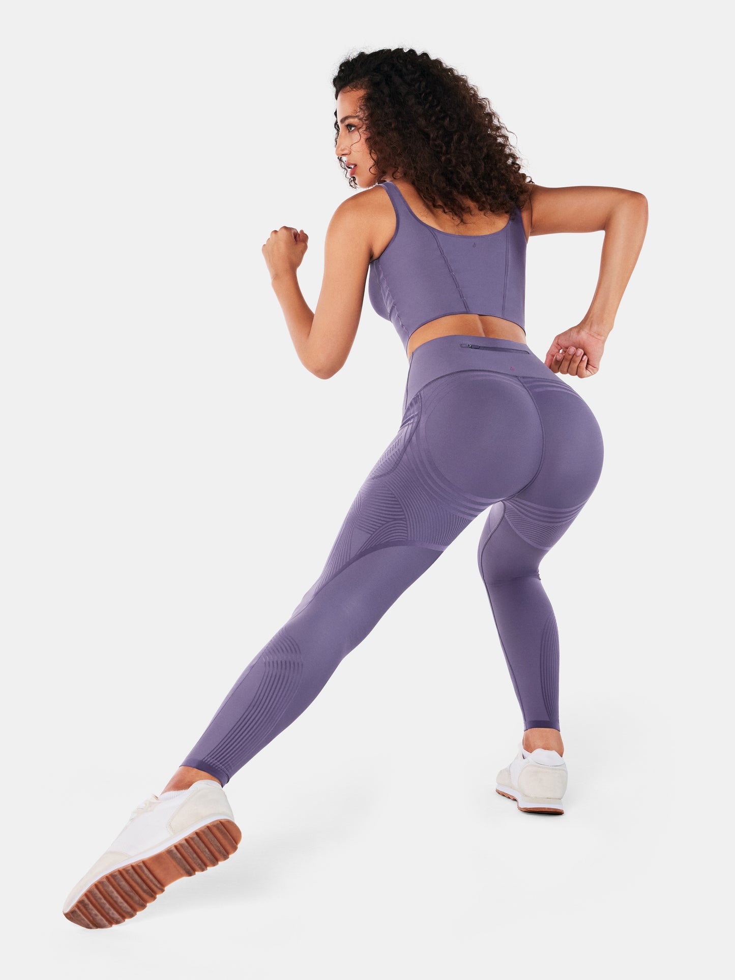 Body Sculpt 3-Pocketful Leggings Wineberry