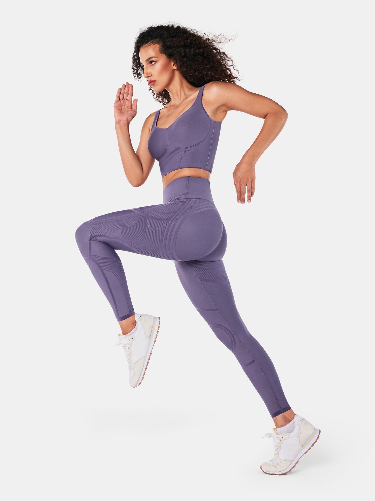 Body Sculpt 3-Pocketful Leggings Wineberry