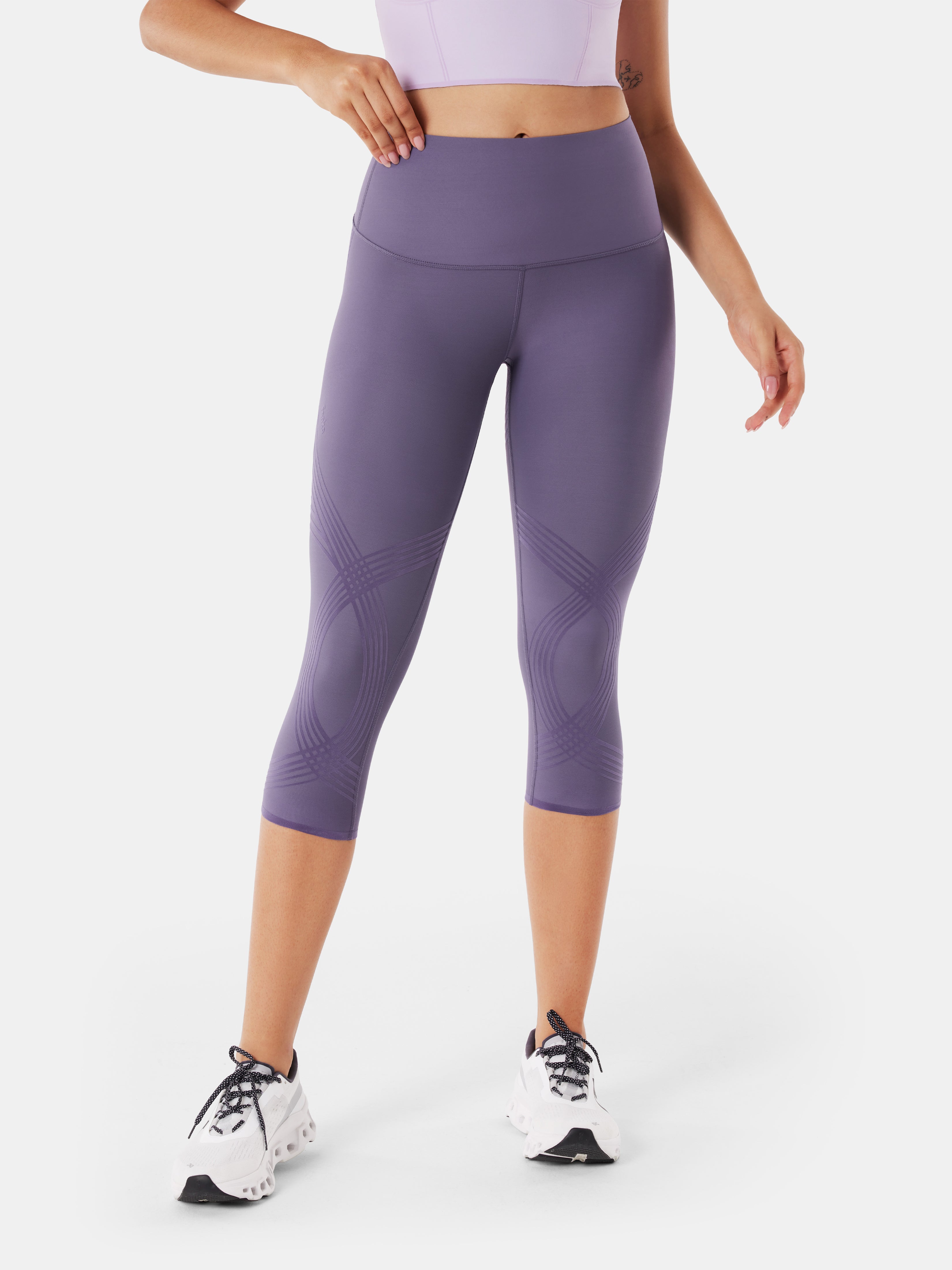 Women's Capri Leggings Soft Stretch 3/4 Length Cropped Cotton Fitness Yoga  Pants - AAA Polymer