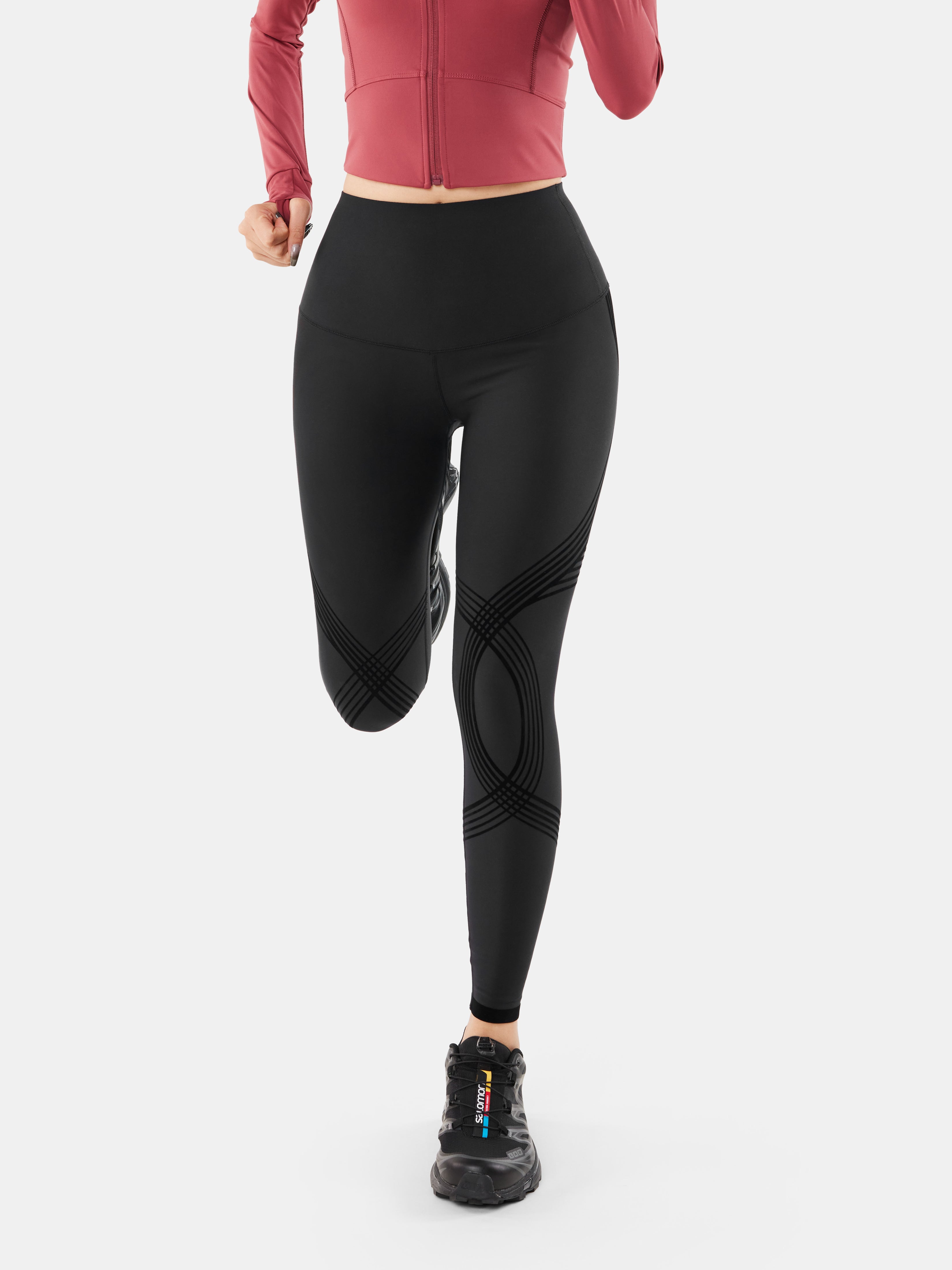 Fleece shop compression leggings