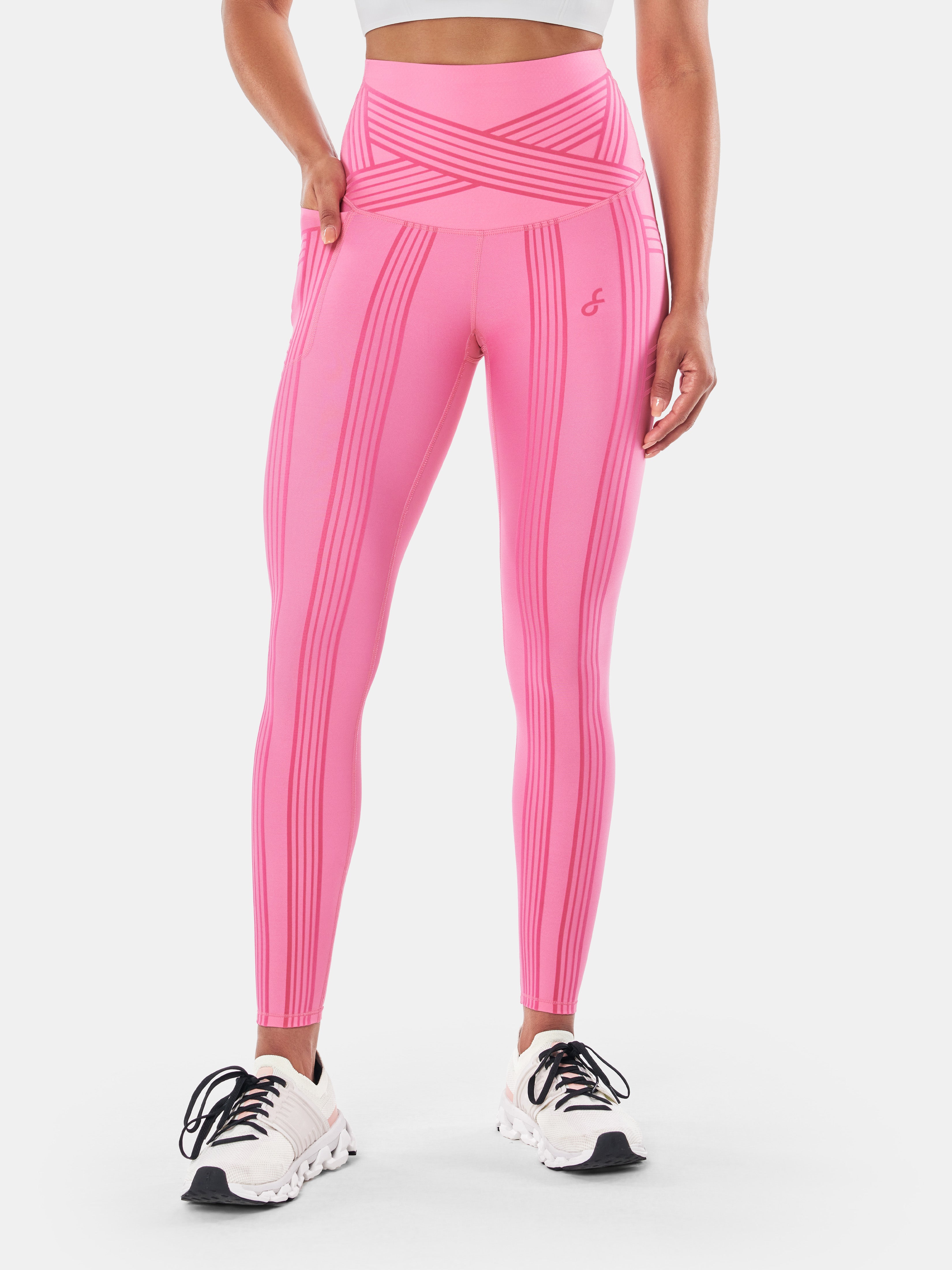 Rosa pink fashion leggings