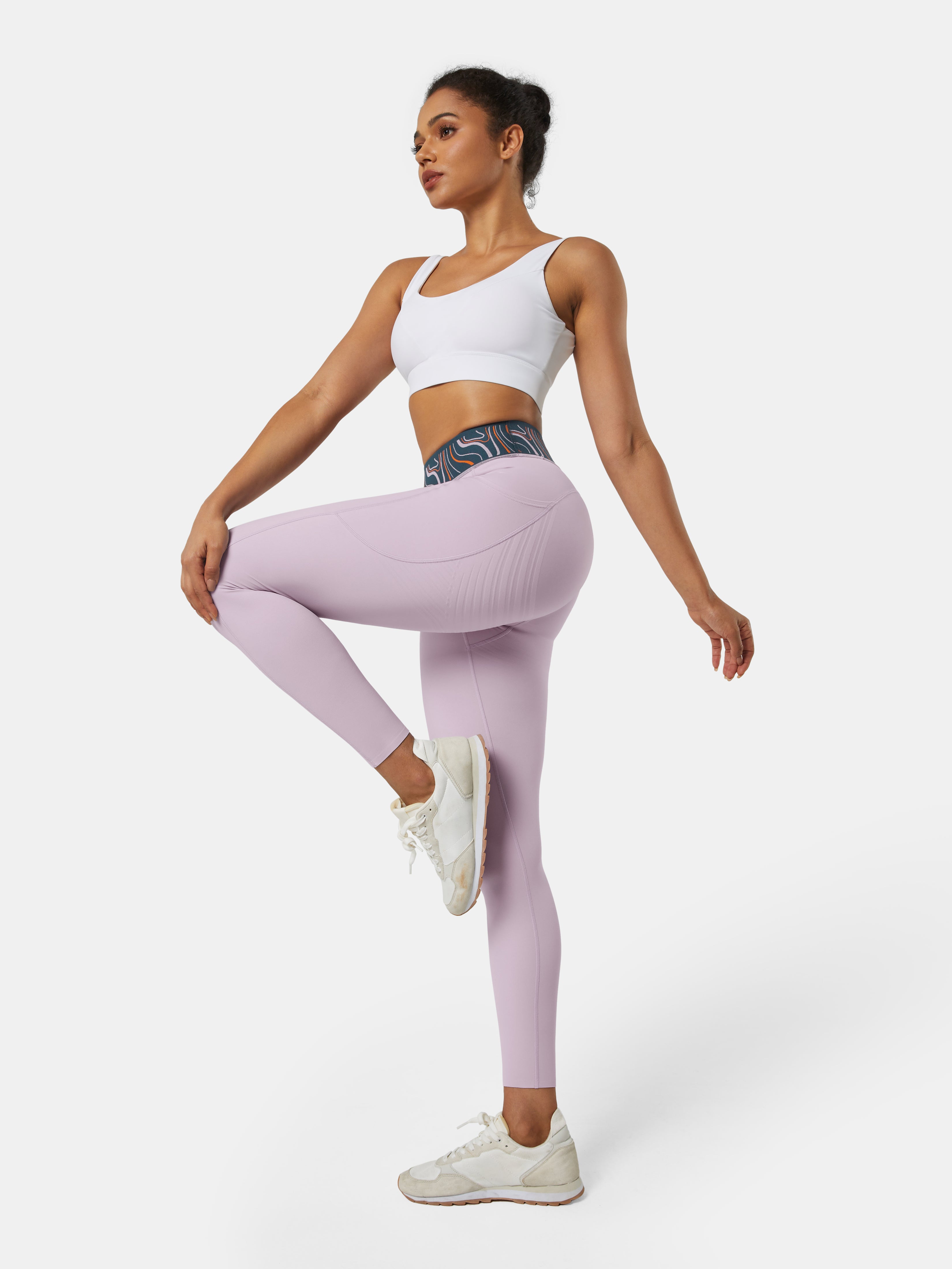 Thumbnail of Body Sculpt Patterned Waistband Leggings