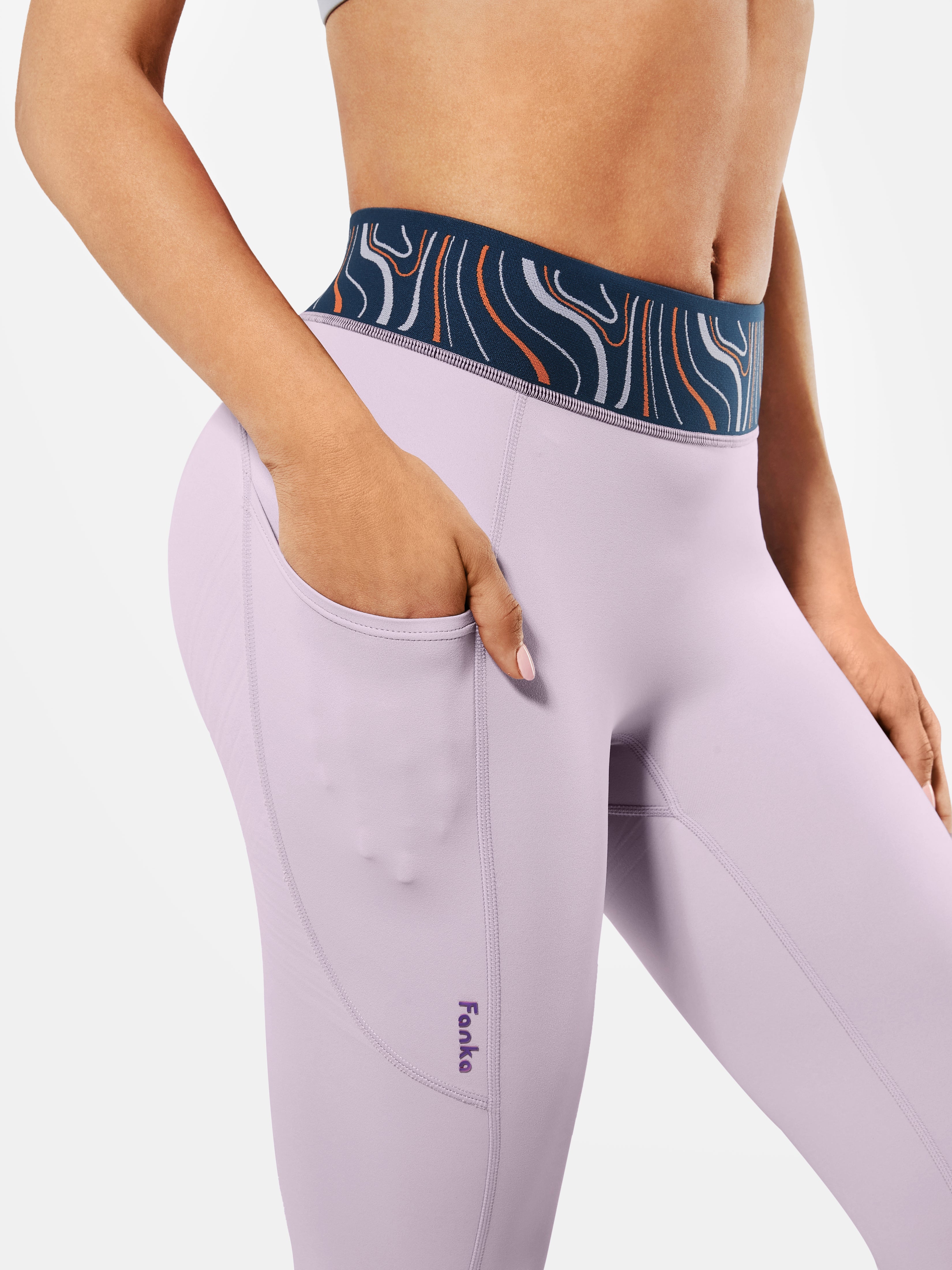 Thumbnail of Body Sculpt Patterned Waistband Leggings